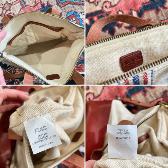 Madewell Canvas Striped Mini Transport - Picture 9 of 11